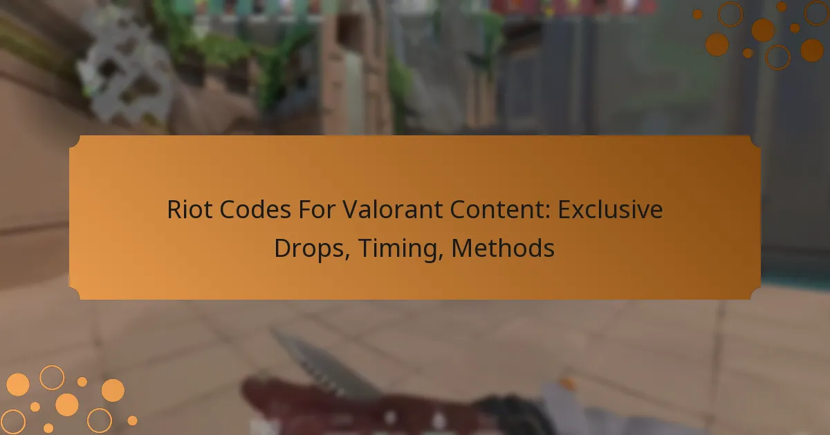 Riot Codes For Valorant Content: Exclusive Drops, Timing, Methods