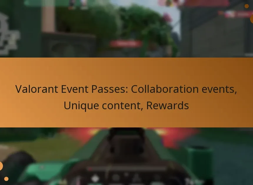 Valorant Event Passes: Collaboration events, Unique content, Rewards