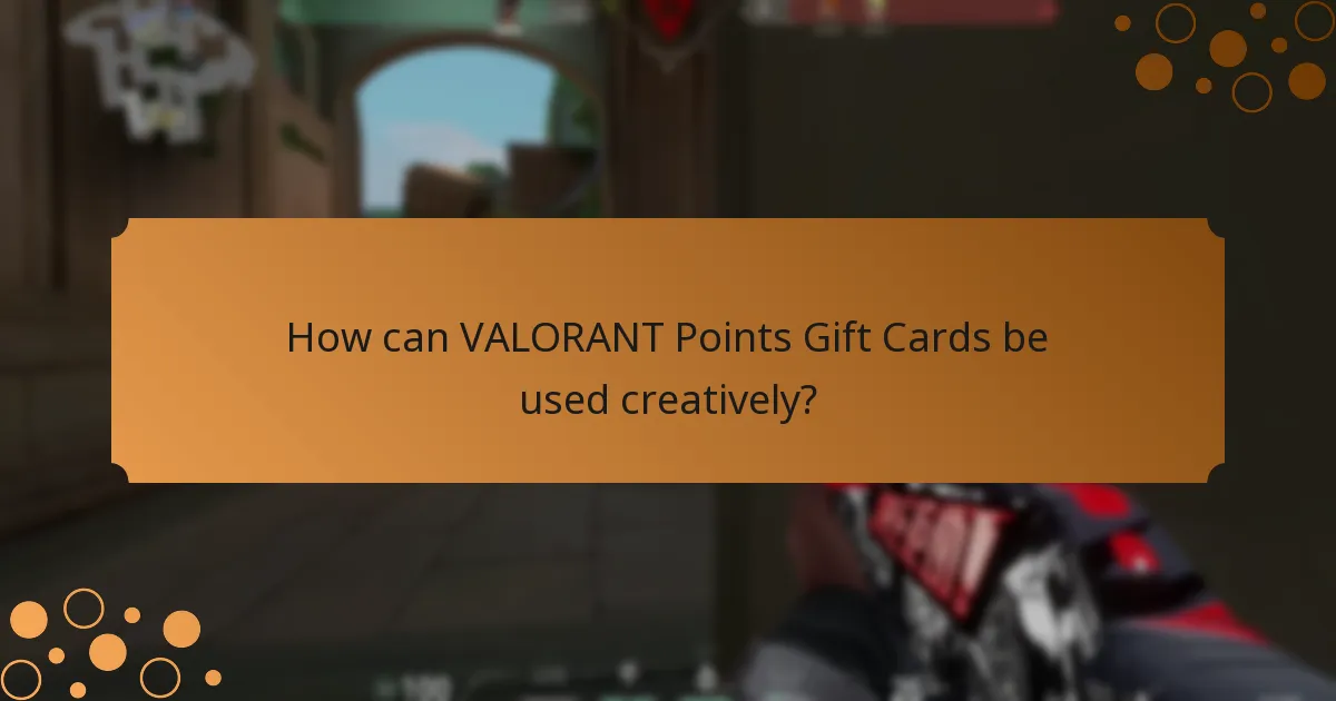 What are alternative uses for VALORANT Points Gift Cards?